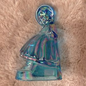 Wheaton 1970’s Blue Iridescent Girl Bookend